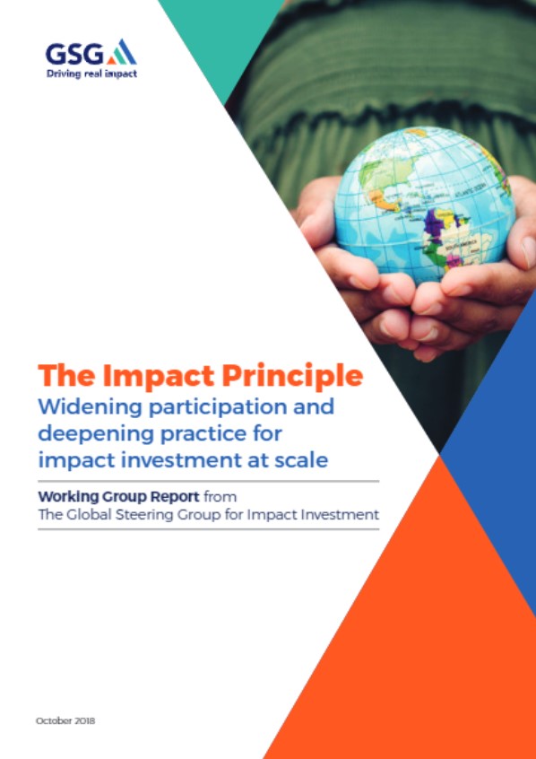 インパクト原則 ー インパクト投資拡大のための取り組みの拡大と深化｜The Impact Principle – Widening participation and deepening practice for impact investment at scale