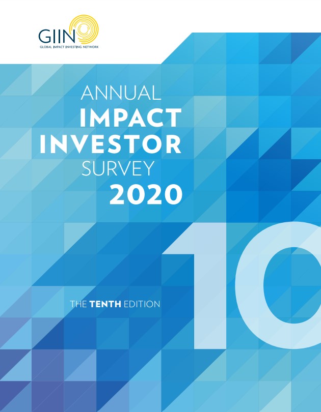 インパクト投資家に関する年次調査 2020年版｜2020 Annual Impact Investor Survey